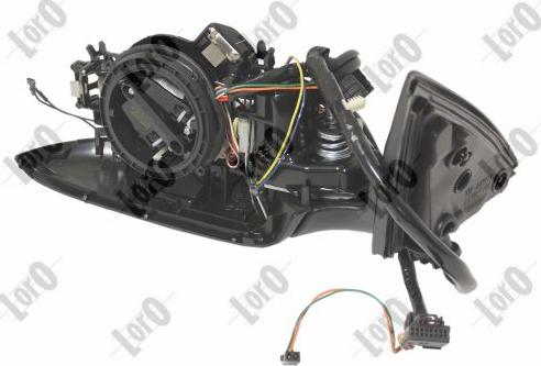 ABAKUS 0222M17 - Ārējais atpakaļskata spogulis www.autospares.lv