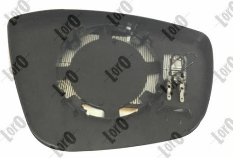 ABAKUS 2945G01 - Spoguļstikls, Ārējais atpakaļskata spogulis www.autospares.lv