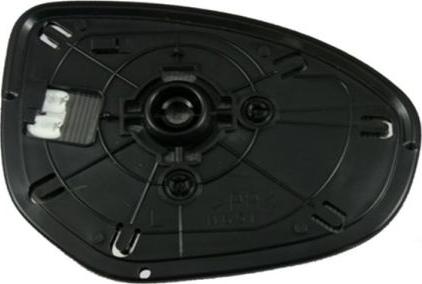 ABAKUS 2304G02 - Spoguļstikls, Ārējais atpakaļskata spogulis www.autospares.lv