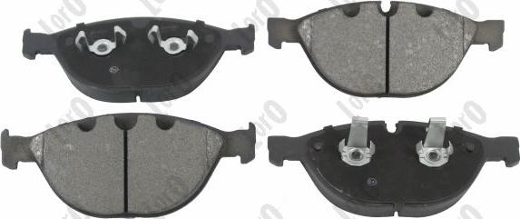 ABAKUS 231-01-284 - Bremžu uzliku kompl., Disku bremzes www.autospares.lv