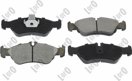 ABAKUS 231-02-046 - Тормозные колодки, дисковые, комплект www.autospares.lv