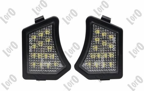 ABAKUS L52-420-001LED - Sānu apgaismojums, Ārējais atpakaļskata spogulis www.autospares.lv