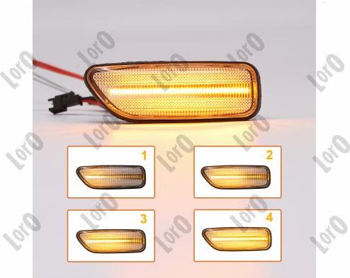 ABAKUS L52-140-001LED-D - Pagriezienu signāla lukturu komplekts www.autospares.lv