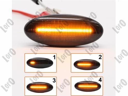 ABAKUS L35-140-001LED-SD - Pagriezienu signāla lukturu komplekts www.autospares.lv