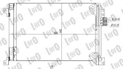 ABAKUS T16-01-001 - Kondensators, Gaisa kond. sistēma www.autospares.lv