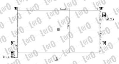 ABAKUS T16-02-001 - Kondensators, Gaisa kond. sistēma www.autospares.lv