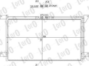 ABAKUS T16-07-006 - Kondensators, Gaisa kond. sistēma www.autospares.lv