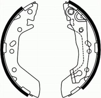 ABE C00515ABE - Brake Shoe Set www.autospares.lv