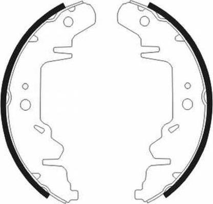 ABE C00318ABE - Brake Shoe Set www.autospares.lv