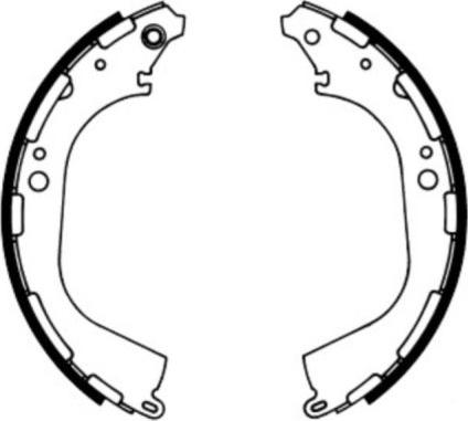 ABE C01045ABE - Brake Shoe Set www.autospares.lv