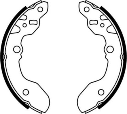 ABE C08015ABE - Brake Shoe Set www.autospares.lv