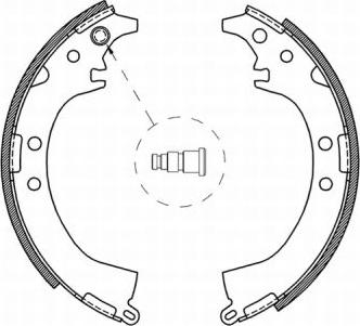 ABE C02061ABE - Bremžu loku komplekts www.autospares.lv