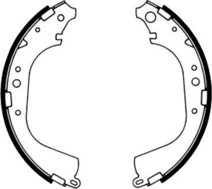 ABE C02039ABE - Brake Shoe Set www.autospares.lv