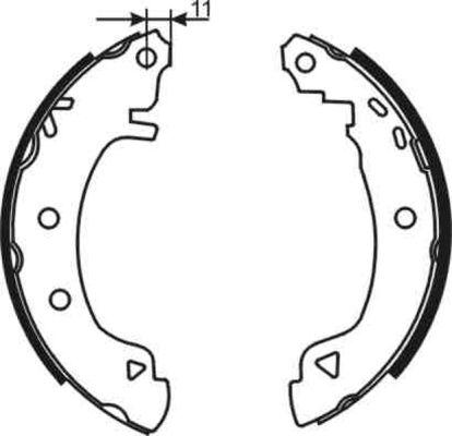 ABE C0D006ABE - Bremžu loku komplekts www.autospares.lv