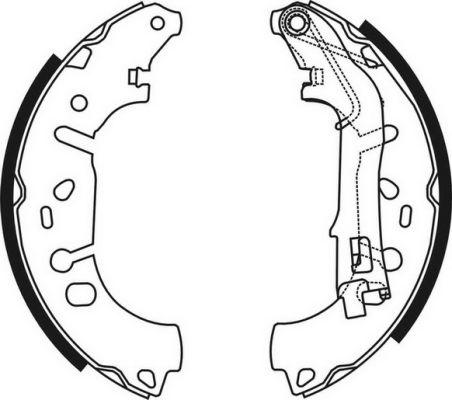 ABE C0F031ABE - Bremžu loku komplekts www.autospares.lv