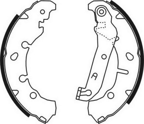 ABE C0G046ABE - Brake Shoe Set www.autospares.lv