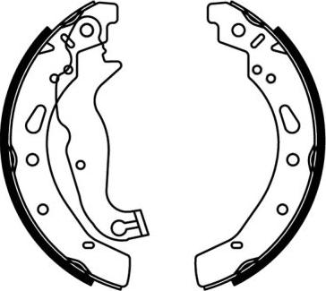 ABE C0G055ABE - Brake Shoe Set www.autospares.lv