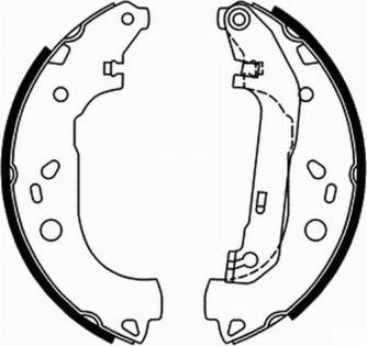 ABE C0G050ABE - Brake Shoe Set www.autospares.lv