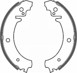 ABE C0L000ABE - Brake Shoe Set www.autospares.lv