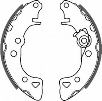 ABE C0P006ABE - Brake Shoe Set www.autospares.lv