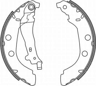 ABE C0P027ABE - Bremžu loku komplekts www.autospares.lv