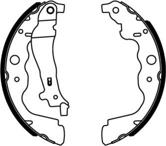 ABE C0R031ABE - Brake Shoe Set www.autospares.lv