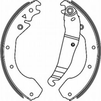 ABE C0X004ABE - Brake Shoe Set www.autospares.lv