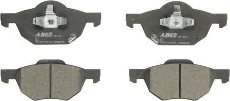 ABE C14050ABE - Brake Pad Set, disc brake www.autospares.lv