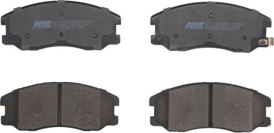 ABE C10020ABE-P - Тормозные колодки, дисковые, комплект www.autospares.lv