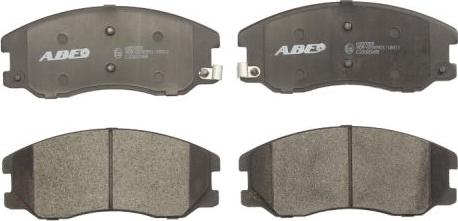 ABE C10020ABE - Тормозные колодки, дисковые, комплект www.autospares.lv