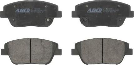 ABE C10335ABE - Тормозные колодки, дисковые, комплект www.autospares.lv