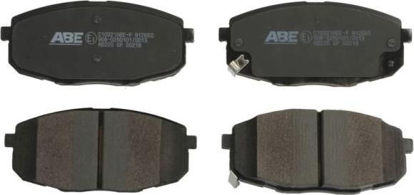 ABE C10321ABE-P - Bremžu uzliku kompl., Disku bremzes www.autospares.lv