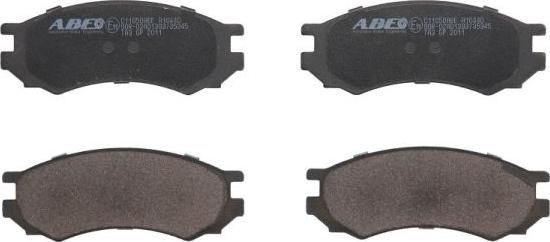 ABE C11050ABE - Brake Pad Set, disc brake www.autospares.lv