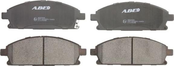 ABE C11076ABE - Brake Pad Set, disc brake www.autospares.lv