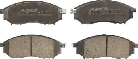 ABE C11078ABE - Brake Pad Set, disc brake www.autospares.lv