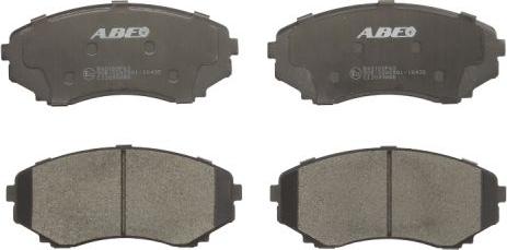 ABE C13049ABE - Тормозные колодки, дисковые, комплект www.autospares.lv