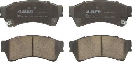 ABE C13062ABE - Bremžu uzliku kompl., Disku bremzes www.autospares.lv