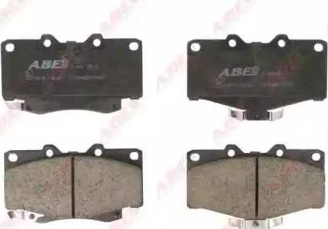 ABE C12054ABE - Bremžu uzliku kompl., Disku bremzes www.autospares.lv