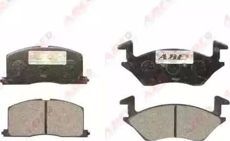 ABE C12057ABE - Brake Pad Set, disc brake www.autospares.lv