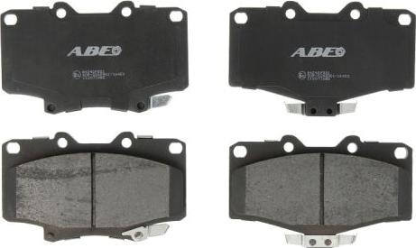 ABE C12071ABE - Тормозные колодки, дисковые, комплект www.autospares.lv