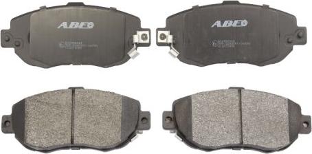 ABE C12072ABE - Тормозные колодки, дисковые, комплект www.autospares.lv