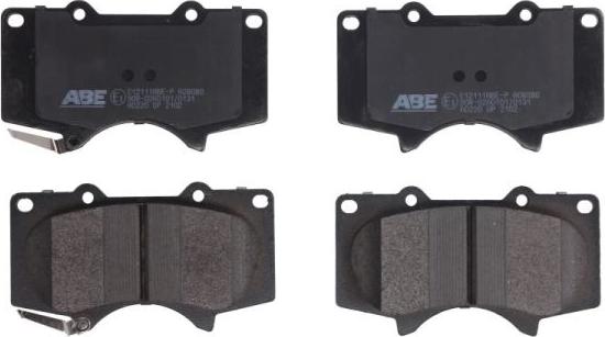 ABE C12111ABE-P - Bremžu uzliku kompl., Disku bremzes www.autospares.lv