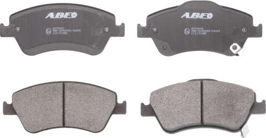 ABE C12131ABE - Brake Pad Set, disc brake www.autospares.lv