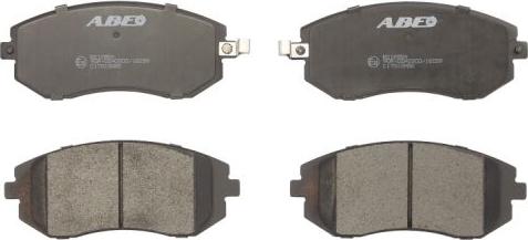 ABE C17013ABE - Brake Pad Set, disc brake www.autospares.lv