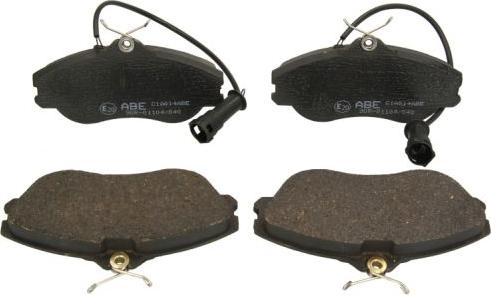 ABE C1A014ABE - Brake Pad Set, disc brake www.autospares.lv