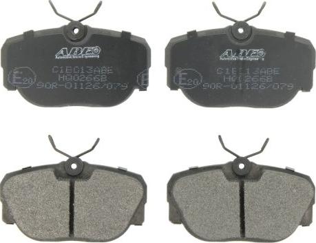 ABE C1B013ABE - Brake Pad Set, disc brake www.autospares.lv