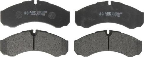 ABE C1E011ABE - Brake Pad Set, disc brake www.autospares.lv