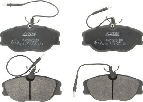 ABE C1F009ABE - Brake Pad Set, disc brake www.autospares.lv