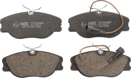 ABE C1F008ABE - Brake Pad Set, disc brake www.autospares.lv