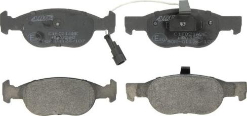 ABE C1F021ABE - Brake Pad Set, disc brake www.autospares.lv